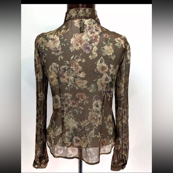 Gorgeous silk Ralph lauren ruffle blouse - Picture 2 of 5